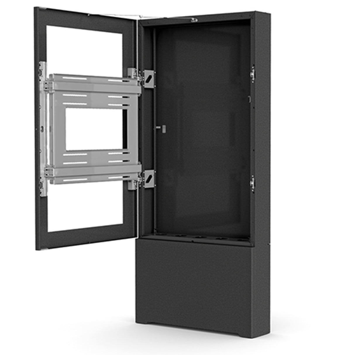 Chief ImpactTM Floor Standing Kiosk - Portrait 55" Black
