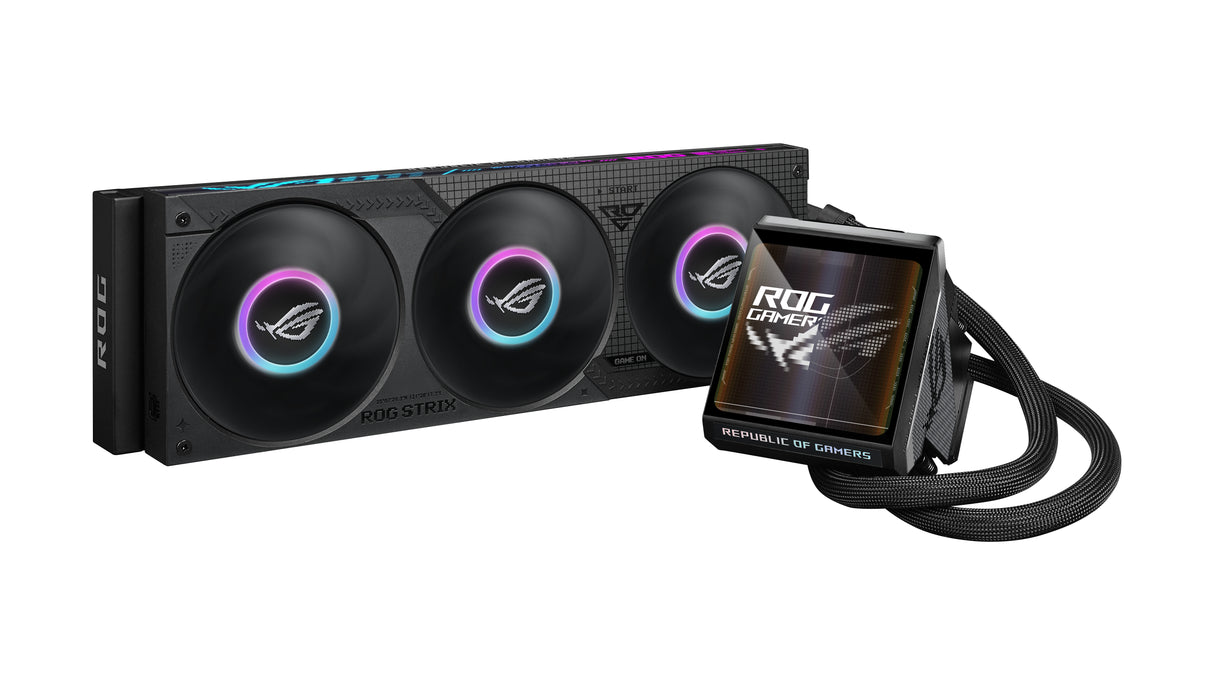 ASUS ROG Strix LC IV 360 ARGB LCD Processor All-in-one liquid cooler 12 cm Black