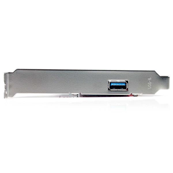 StarTech.com 2 port PCI Express SuperSpeed USB 3.0 Card with UASP Support - 5Gbps - 1 Internal 1 External - TAA