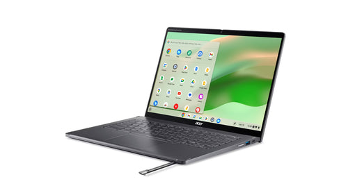 Acer Chromebook Enterprise Spin 714 CP714-2WN-53TY Intel® Core™ i5 i5-1335U 35.6 cm (14") Touchscreen WUXGA 16 GB LPDDR4x-SDRAM 256 GB SSD Wi-Fi 6E (802.11ax) ChromeOS Grey