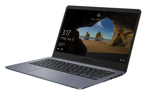 ASUS E406MA-QP2S-CB laptop Intel® Pentium® Silver N5000 35.6 cm (14") HD 4 GB LPDDR4-SDRAM 128 GB eMMC Wi-Fi 5 (802.11ac) Windows 10 Home Grey