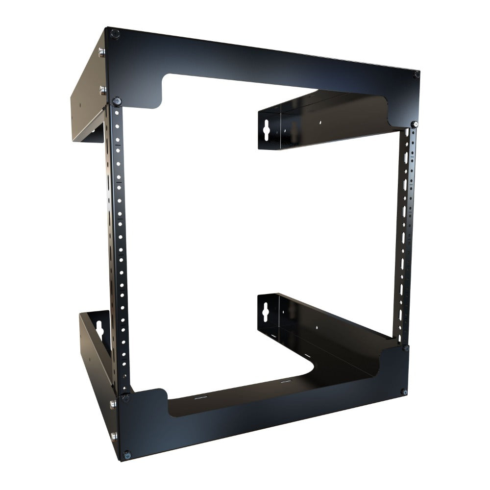 Rack Basics RB-2PW Series, Fixed Wall Mount Equipment Rack, 8U