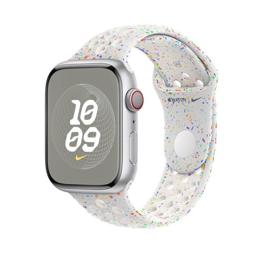Apple 41mm Pure Platinum Nike Sport Band - S/M