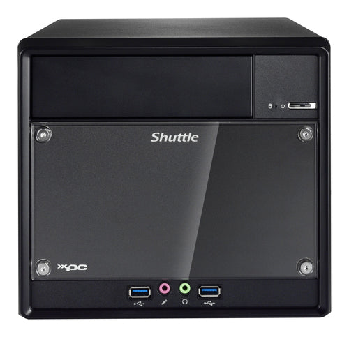 Shuttle XPC cube Barebone SH610R4 - S1700, Intel H610, 1x PCIe X16, 1x PCIe X1, 1x LAN,1x HDMI, 2x DP, 1x VGA 2x 3.5" HDD bays
