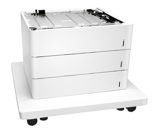 HP LaserJet Comet Red 3x550 Sheet Paper Tray with Stand