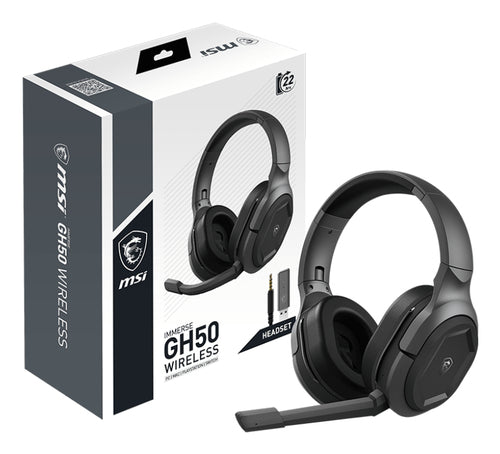 MSI Immerse GH50 Wireless Headset Head-band Gaming Black