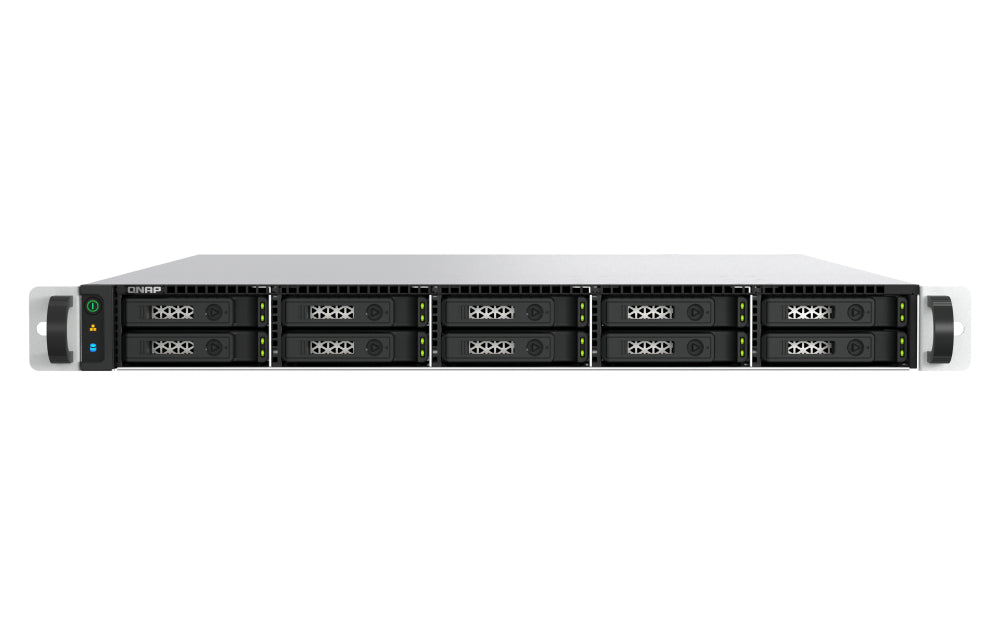 QNAP TS-h1077AFU-R7-32G NAS Rack (1U) AMD Ryzen™ 7 32 GB DDR5 0 TB QNAP QTS Black, Grey