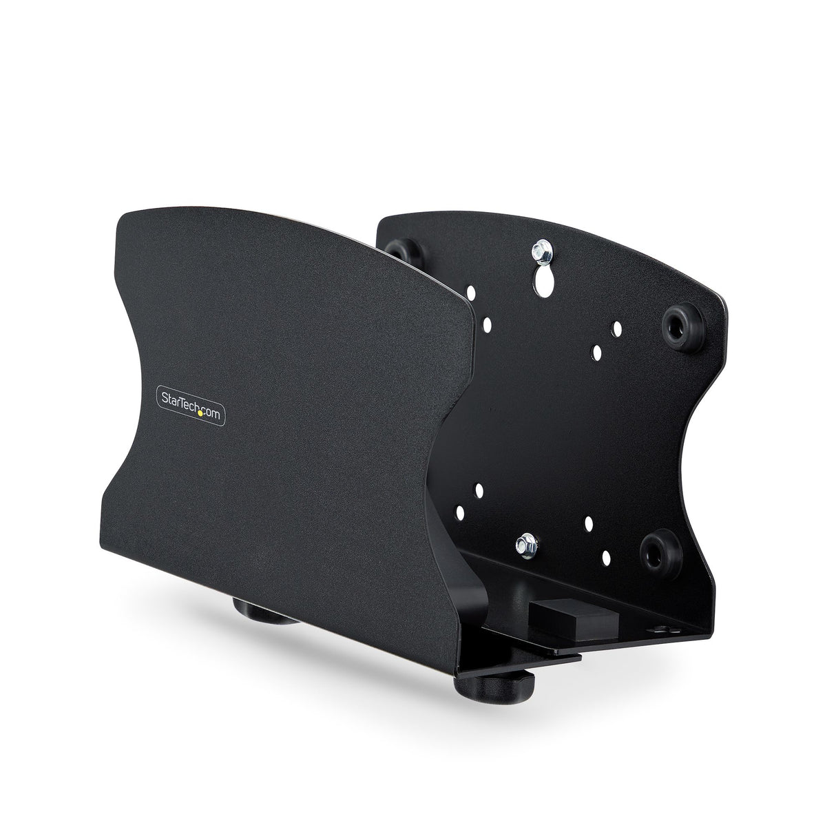 StarTech.com PC Wall Mount Bracket, Supports Desktop Computers Up To 40lb (18kg), Tool-Less Adjustments 1.9-7.8in (50-200mm), Heavy-Duty Wall Mount Shelf/Holder for PC Case/Tower - TAA