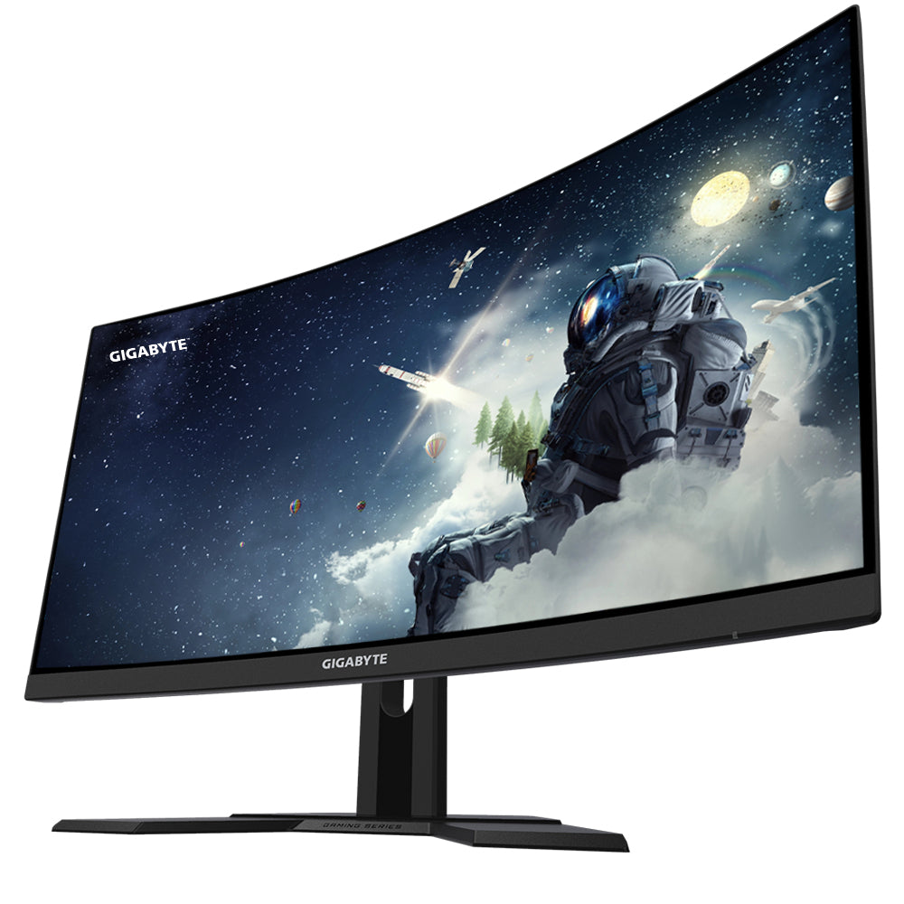 GIGABYTE G27QC A 27" QHD Curved Gaming Monitor - 2560 x 1440, 1500R, 165Hz, 1ms, 250 cd/m², HDR Ready, HDMI 2.0, Displayport 1.2