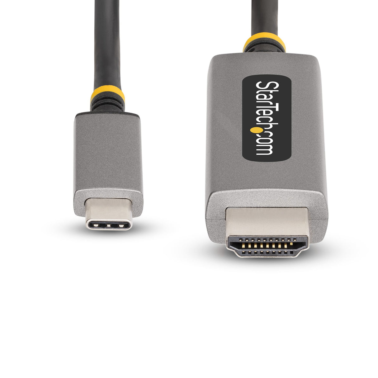 StarTech.com 10ft (3m) USB-C to HDMI Adapter Cable, 8K 60Hz, 4K 144Hz, HDR10, USB Type-C to HDMI 2.1 Video Converter Cable, USB-C DP Alt Mode/USB4/Thunderbolt Compatible - USB-C Laptop to HDMI