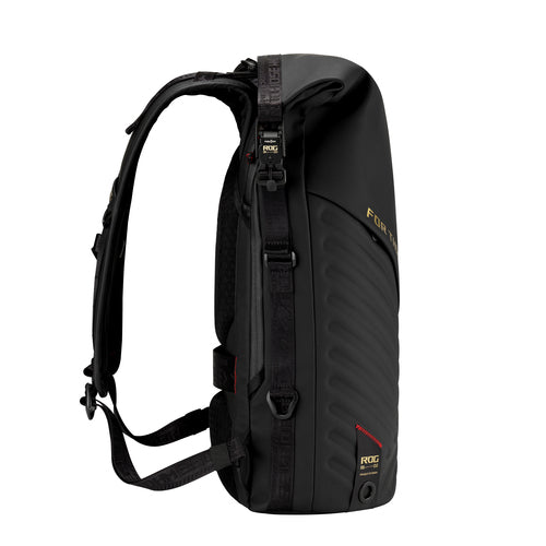 ASUS ROG SLASH Edition 20 backpack Roll top backpack Black Polyester, PU leather