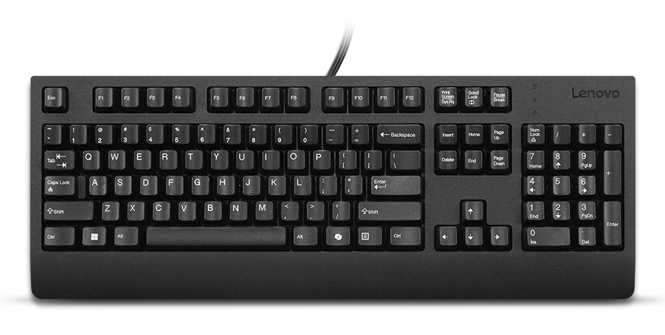 Lenovo Preferred Pro II USB -French keyboard Home/Office Black