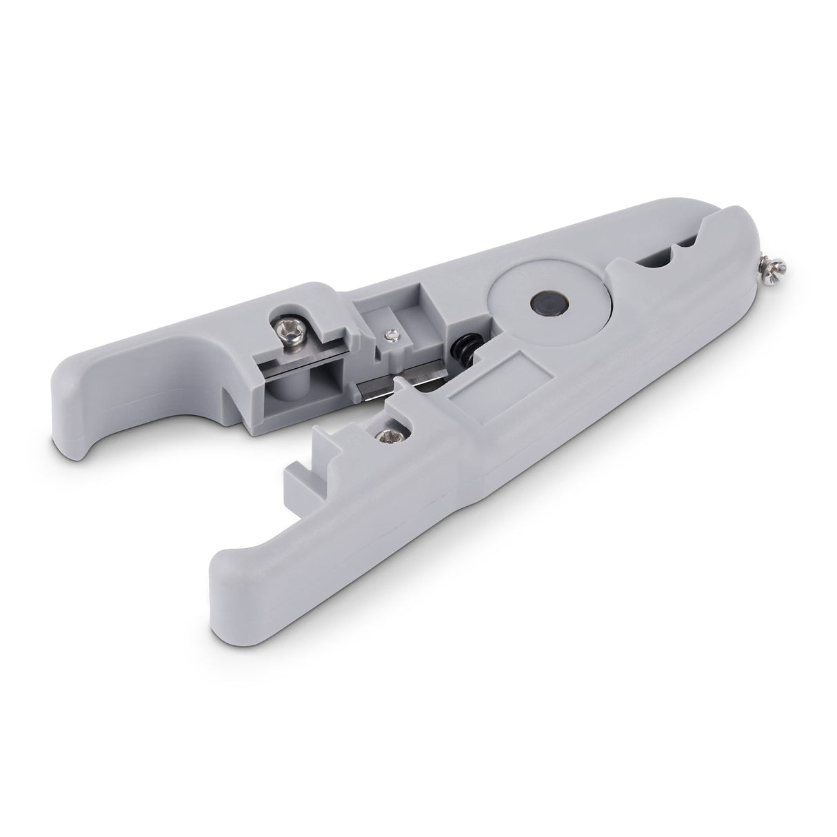 StarTech.com Network Cable Stripper and Cutter, Professional Wire Stripper for UTP/FTP/STP/Coax Cables, Rotary Wire Stripping and Cutting Tool