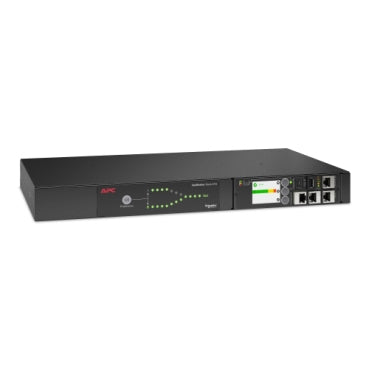 APC Netshelter Rack Automatic Transfer Switch, 1U, 16A, 230V, 2 IEC309 IN, 1 IEC309 OUT, 50/60Hz