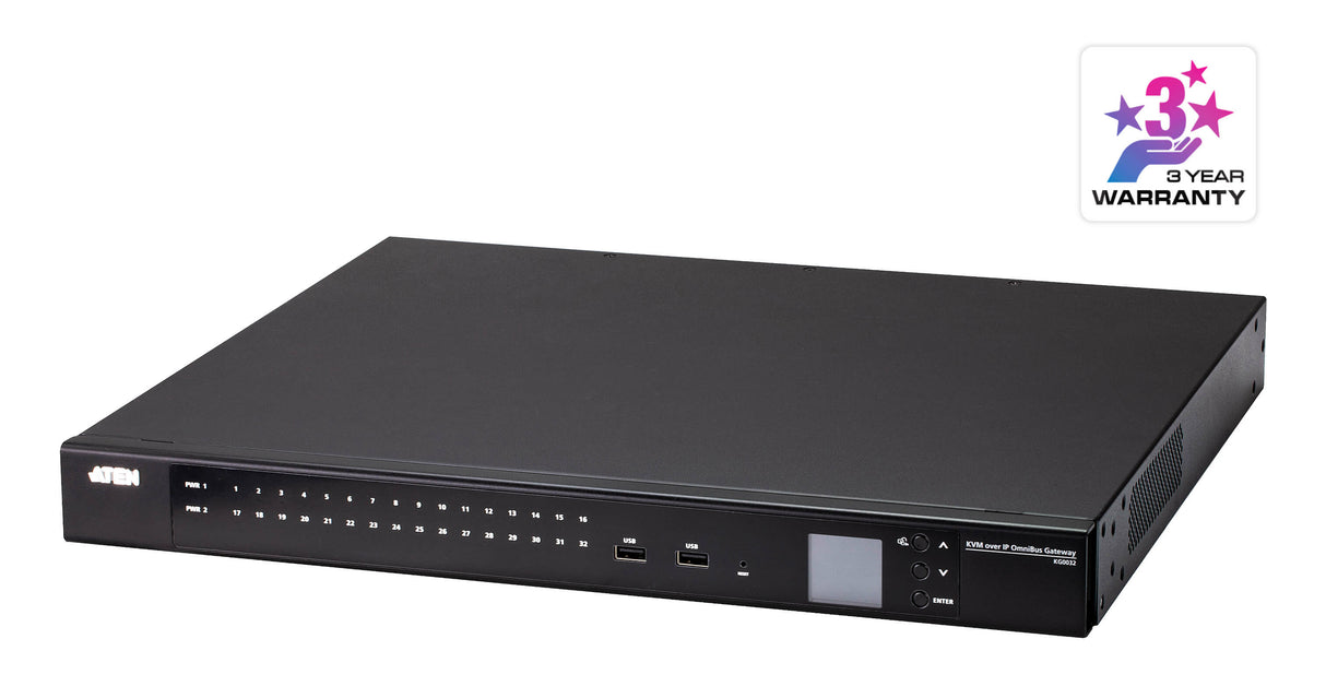 ATEN KG0032 KVM switch Rack mounting Black