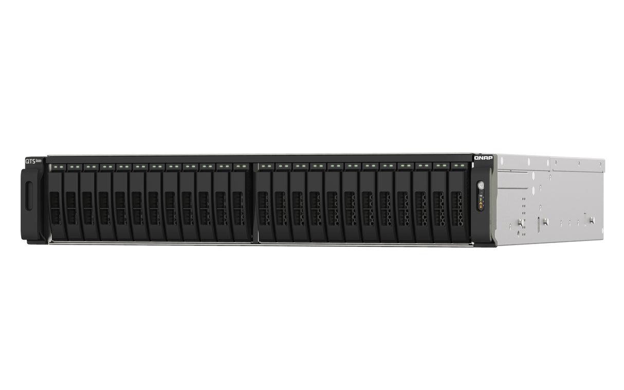 QNAP TS-h2490FU NAS Rack (2U) EPYC 7232P 64 GB DDR4 0 TB QuTS hero Black, Grey