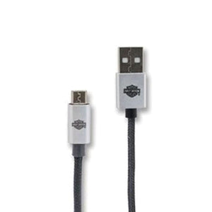 Harley Davidson Charge & Sync Micro USB Cable Short 6inch