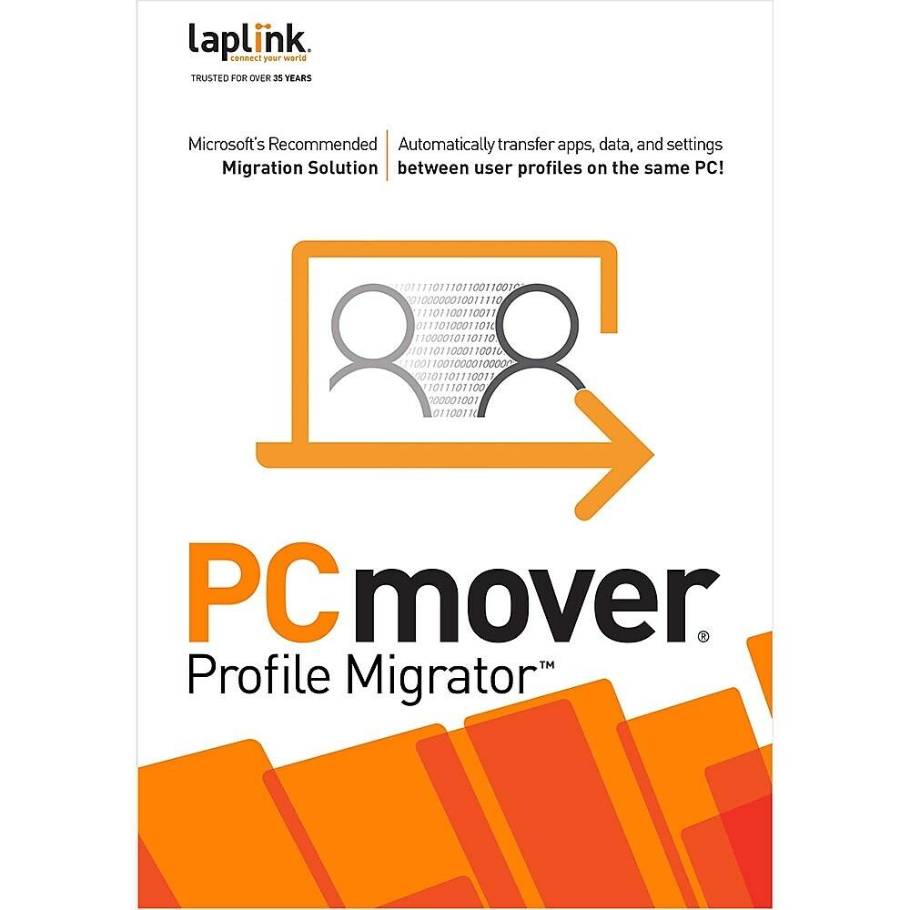 Laplink PCmover Profile Migrator 11 - (5 Uses) Transfer Apps - Data - Settings Between User Profiles on the Same PC ESD (DOWNLOAD CODE)