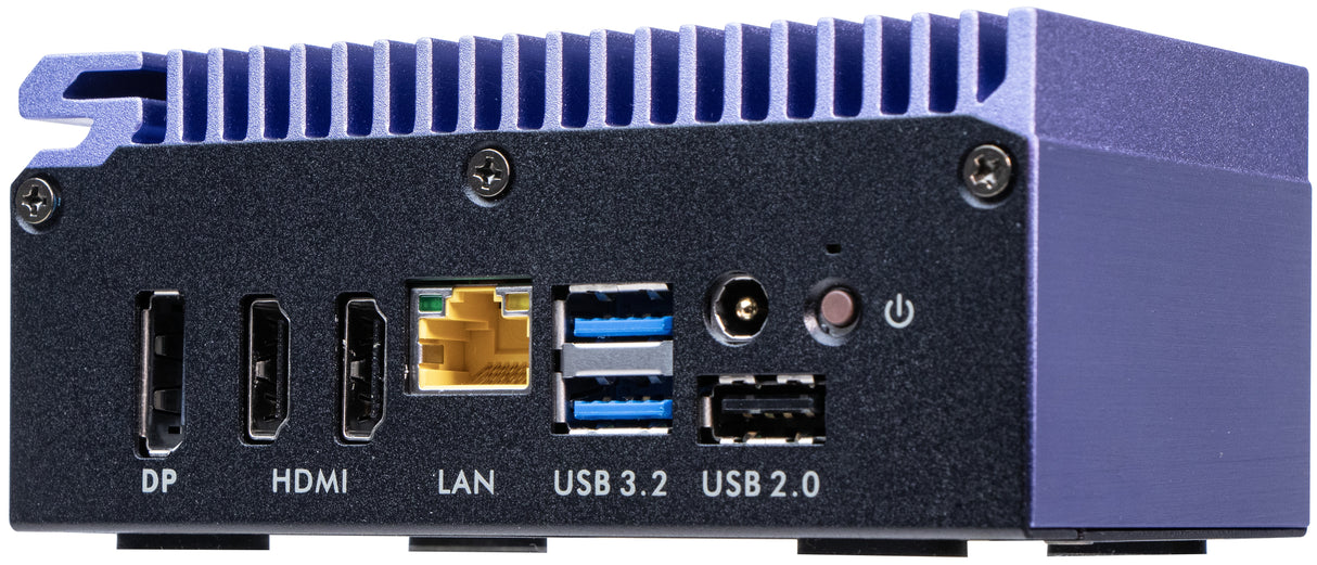 Shuttle Edge PC SPCEL12 , Intel Celeron J6412 , 2x HDMI, 1x DP, 2x 2.5G LAN, 1x DDR4, 1x Micro SD card reader, 1x Nano SIM slot, 3x USB, 2x M.2 (SATA), 12-20V, fanless, 24/7, incl. VESA mount