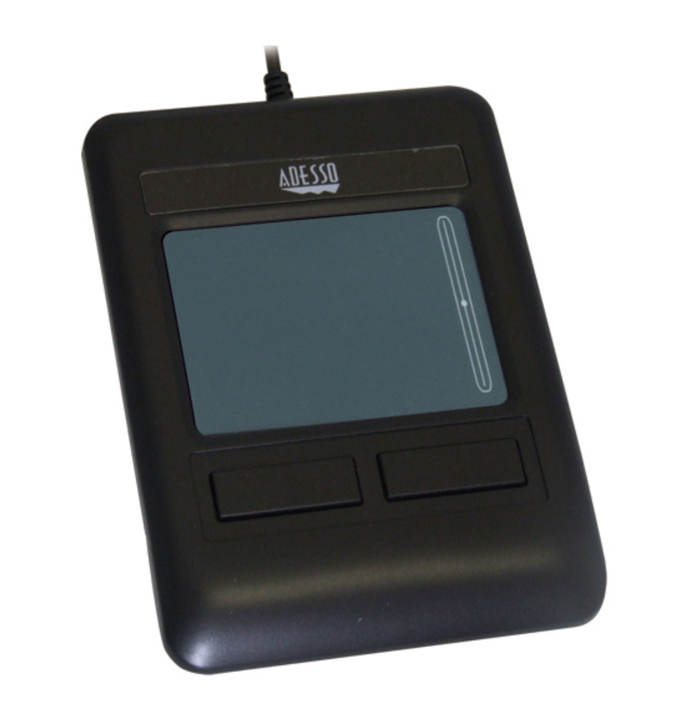 Adesso Touchpad 2 Button Browser Cat 400 USB Wired PC/Mac - Black
