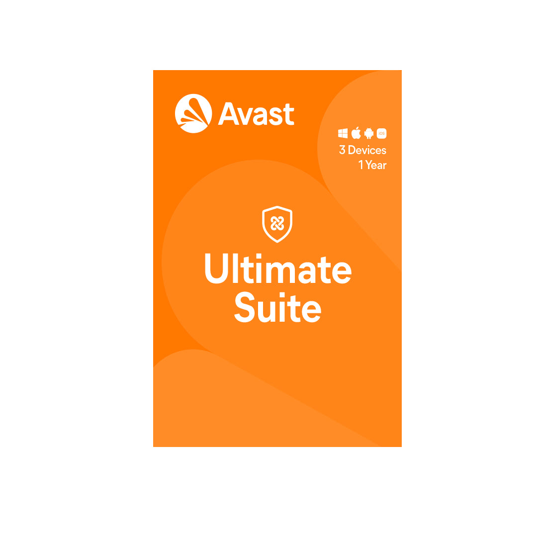Avast Ultimate Security with VPN 3-Device 1-Year ESD (DOWNLOAD CODE) Speed Up & Clean Up Tools - PC/Mac/Android/iOS