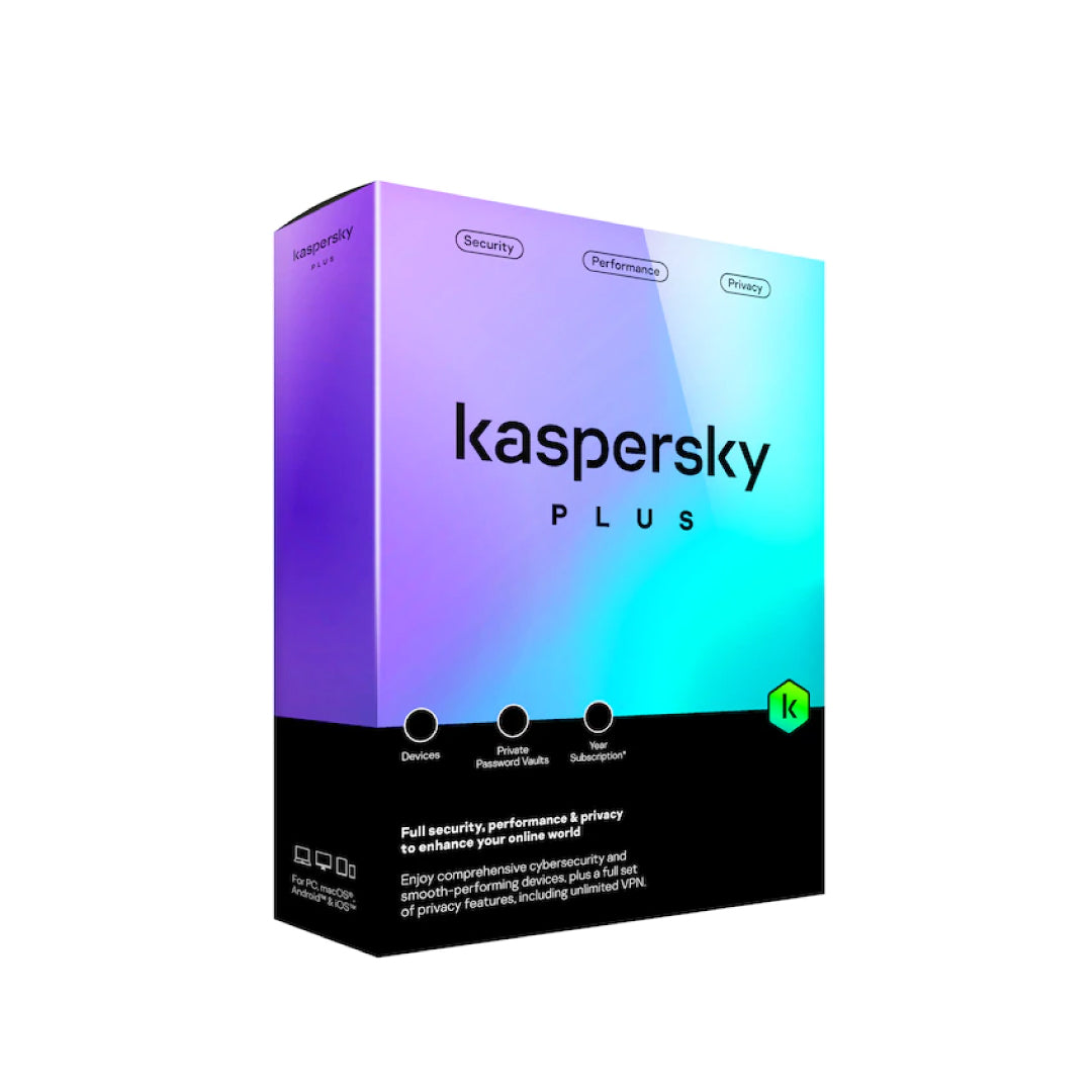 Kaspersky Plus 1-Device 1-Year with Unlimited VPN BIL PC/Mac/Android