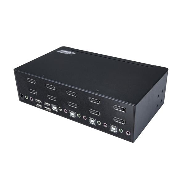 StarTech.com 4-Port Dual DisplayPort KVM Switch - 4K 60Hz - TAA