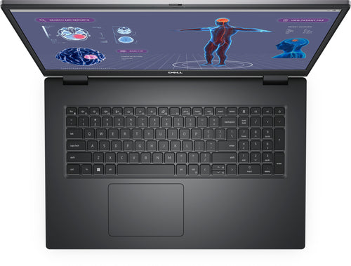 DELL Precision 7780 Intel® Core™ i9 i9-13950HX Mobile workstation 43.9 cm (17.3") Full HD 64 GB DDR5-SDRAM 1 TB SSD NVIDIA RTX 3500 Ada Wi-Fi 6E (802.11ax) Windows 11 Pro Grey