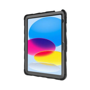 Gumdrop iPad 10.9 (11th Gen) 2025 & (10th Gen) 2022 DropTech with Screen Protector Drop Protection Case TechShell Certified Clear Back Ideal for Asset Tagging - Black