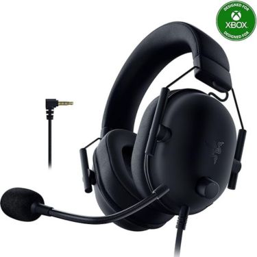 Razer Xbox Gaming Headset BlackShark V2 with Boom Mic Hyperclear Cardioid Advanced Passive Noise Cancelling 3.5mm - Black