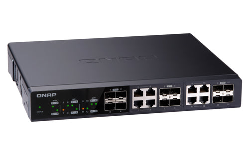 QNAP QSW-1208-8C network switch Unmanaged Black