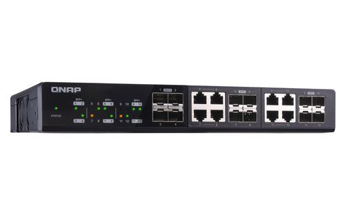 QNAP QSW-1208-8C network switch Unmanaged Black