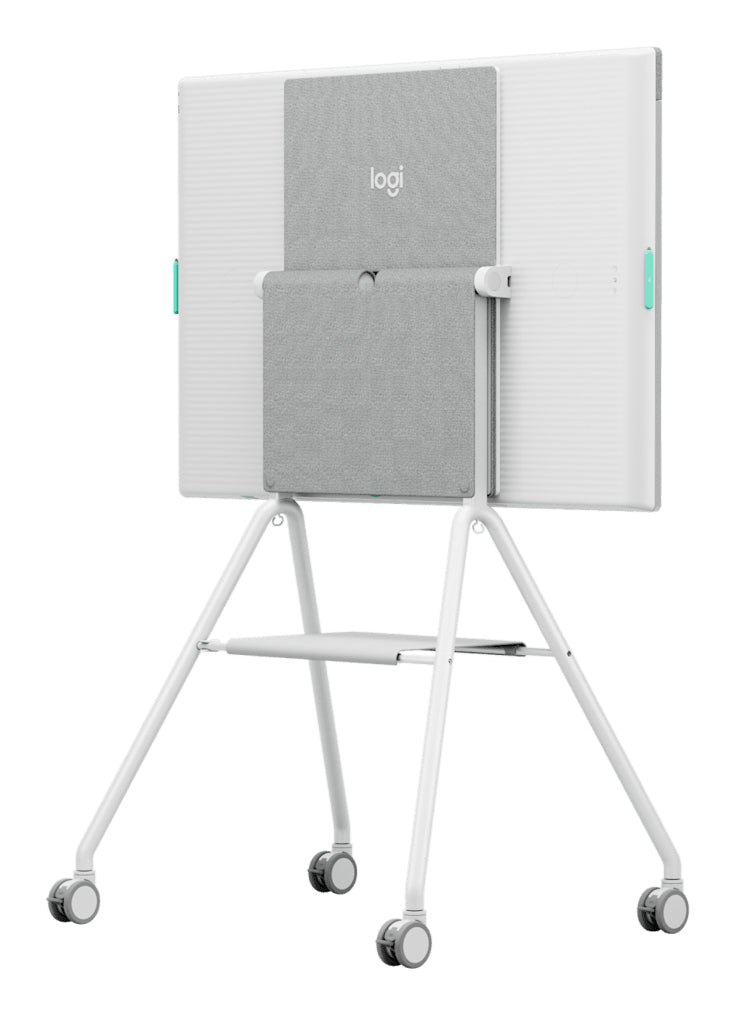 Logitech Rally Board 65 Cart Grey, White Flat panel Multimedia cart