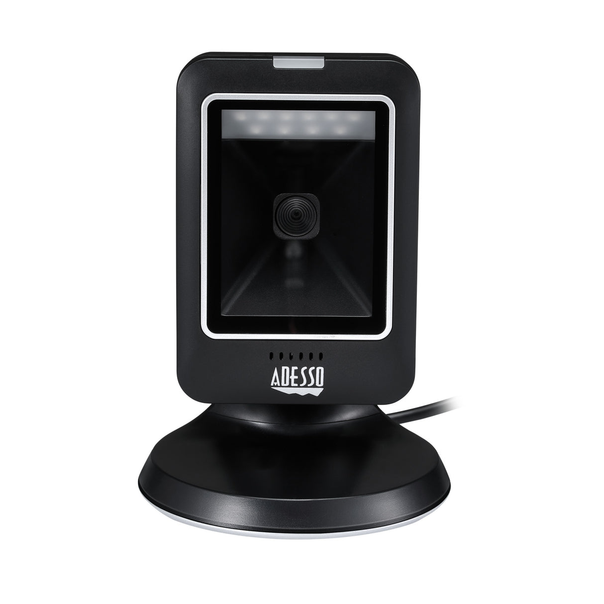 Adesso Barcode Scanner Desktop Hands-Free CMOS Sensor USB Connectivity 1D/2D