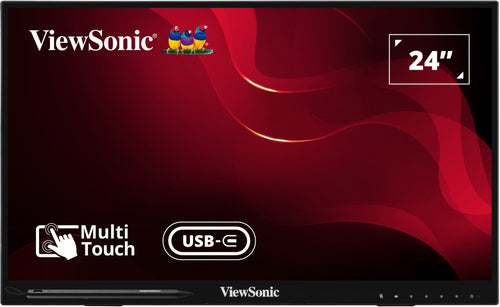 Viewsonic ID2456 computer monitor 60.5 cm (23.8") 1920 x 1080 pixels Full HD LED Touchscreen Table Black