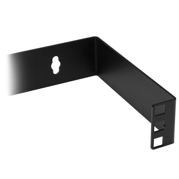 StarTech.com 1U Hinged Wall Mount Patch Panel Bracket - 6 inch Deep - 19" Patch Panel Swing Rack for Shallow Network Equipment- 17lbs