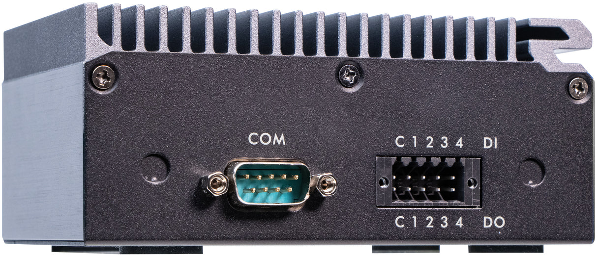 Shuttle Edge PC SPCEL03 , Intel Atom x6413E, 1x HDMI, 2x 2.5G LAN, 1x COM, DIO (4x in, 4x out), 3x USB, 2x M.2, 12-24V, fanless, 24/7, -20... 60°C, incl. VESA & DIN-RAIL mount