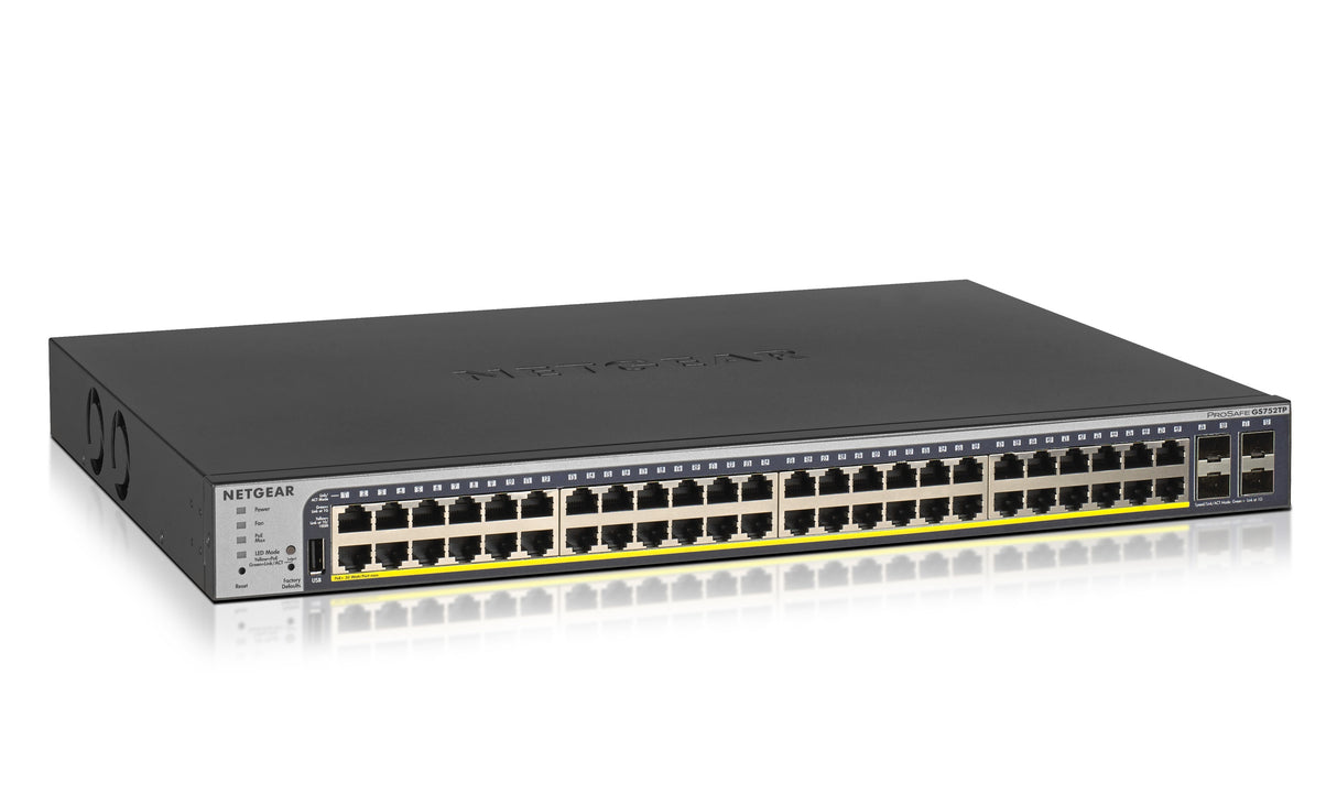 NETGEAR 52-Port PoE Gigabit Ethernet Smart Switch (GS752TP)