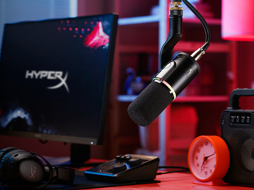 HyperX FlipCast - USB/XLR Dynamic Microphone (Black)