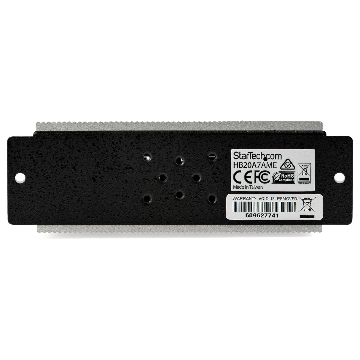 StarTech.com 7-Port USB 2.0 Hub - Metal Industrial USB-A Hub with ESD & 350W Surge Protection - Extended Operating Temp -40 to 185°F - Din Rail/Wall/Desk Mountable - USB Expander Hub