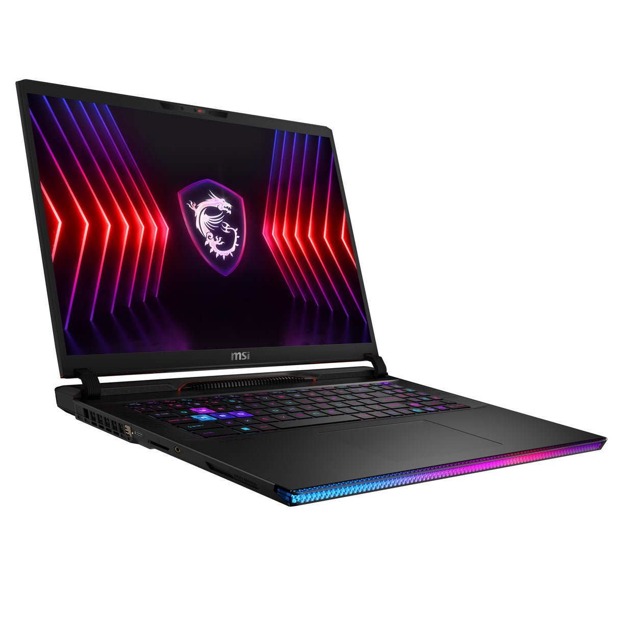 MSI Gaming Raider GE78 HX 14VIG-678CA Intel® Core™ i9 i9-14900HX Laptop 43.2 cm (17") Quad HD+ 64 GB DDR5-SDRAM 2 TB SSD NVIDIA GeForce RTX 4090 Wi-Fi 7 (802.11be) Windows 11 Pro Black