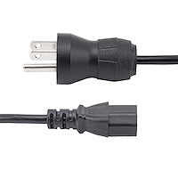 StarTech.com 15ft (4.5m) Hospital Grade Power Cord, 18AWG, NEMA 5-15P to C13, 10A 125V, Green Dot Medical Power Cable, PC Power Supply Power Cable, Printer / Monitor Power Cable - UL Listed