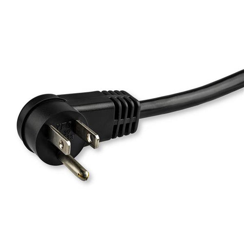 StarTech.com Power Cord - Right-Angle NEMA 5-15P to C13 - 15 ft.