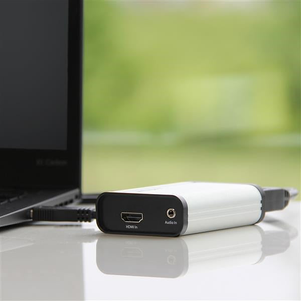 StarTech.com HDMI to USB C Video Capture Device 1080p 60fps - UVC - External USB 3.0 Type-C Capture/Live Streaming - HDMI Audio/Video Recorder Adapter - Works with USB-C/USB-A/Thunderbolt 3 - TAA