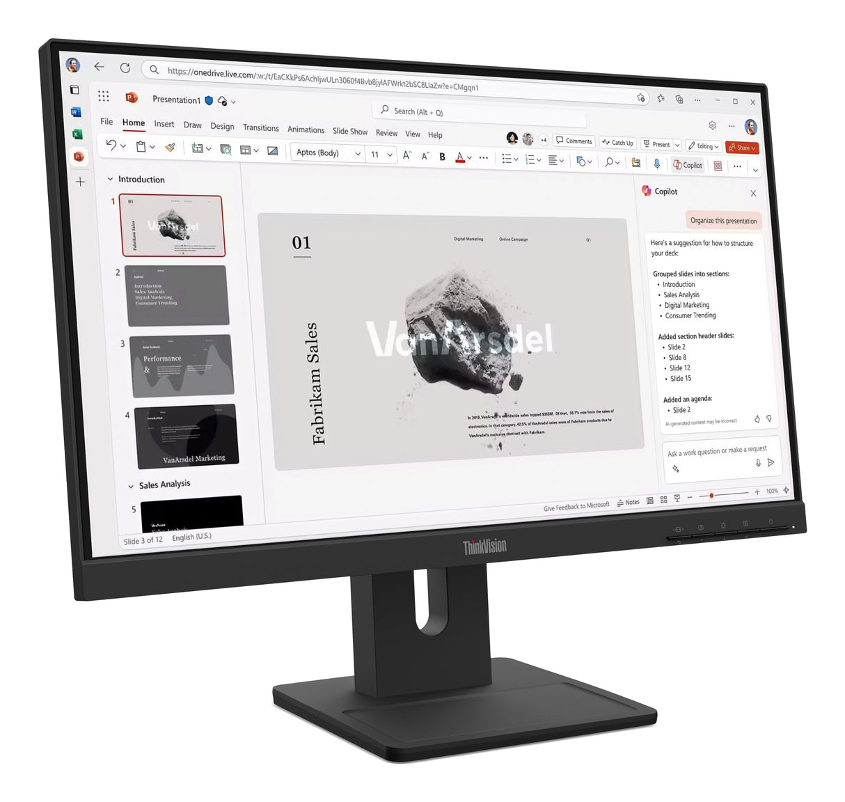 Lenovo ThinkVision E22-40 Monitor