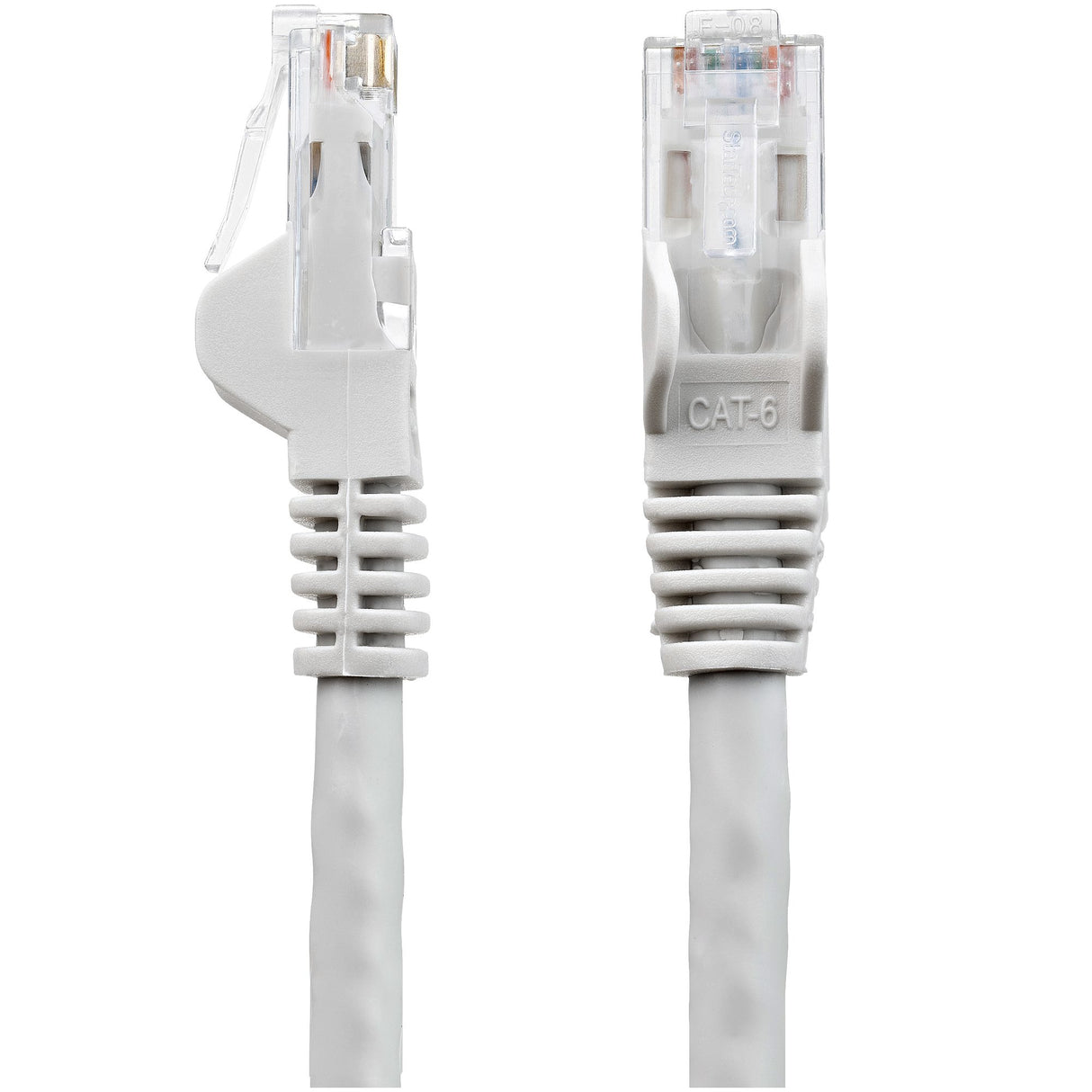 StarTech.com 10ft CAT6 Cable - Gray CAT6 Ethernet Cable - Gigabit Ethernet Wire - 250MHz 100W PoE RJ45 UTP CAT 6 Network/Patch Cord Snagless - Individually Tested