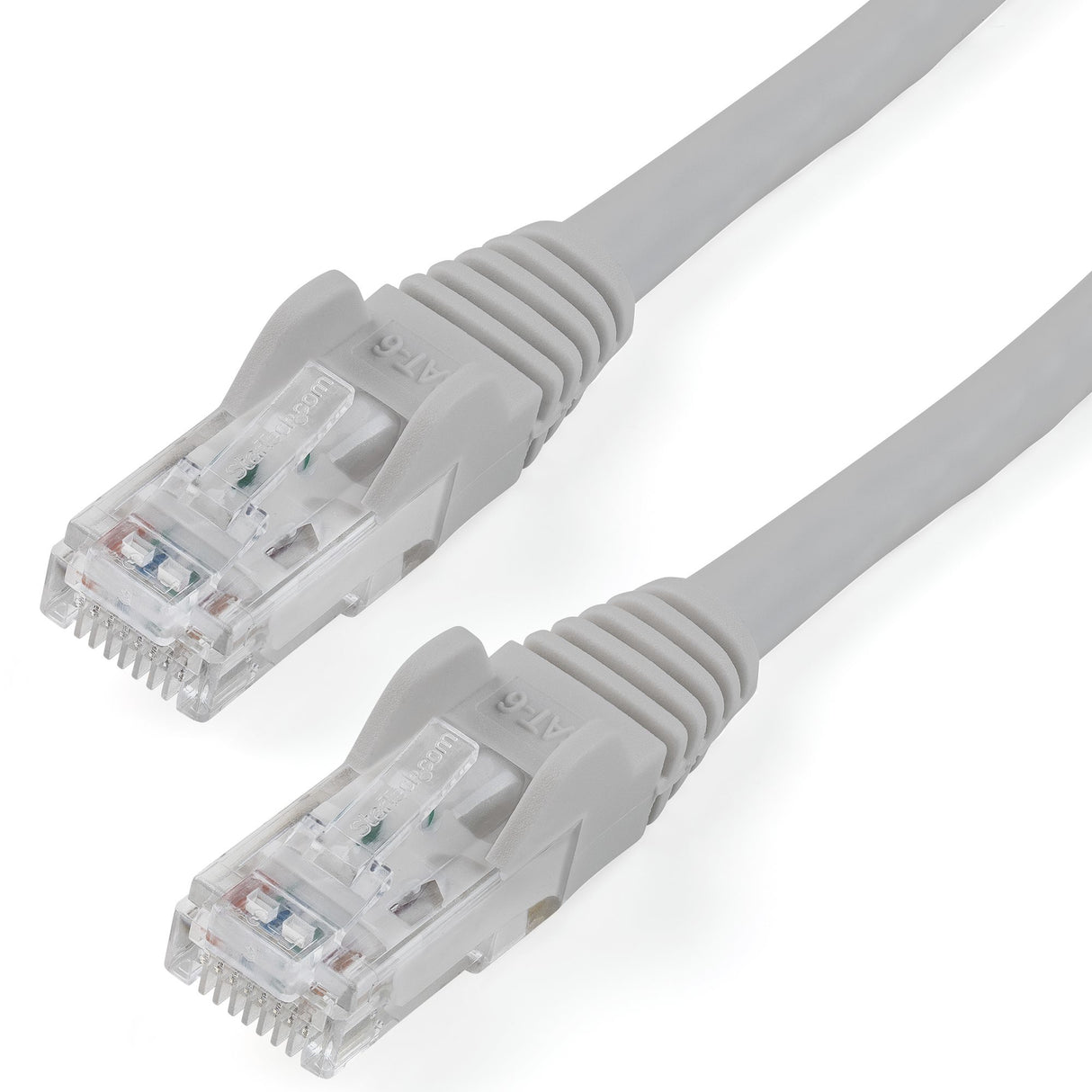 StarTech.com 10ft CAT6 Cable - Gray CAT6 Ethernet Cable - Gigabit Ethernet Wire - 250MHz 100W PoE RJ45 UTP CAT 6 Network/Patch Cord Snagless - Individually Tested