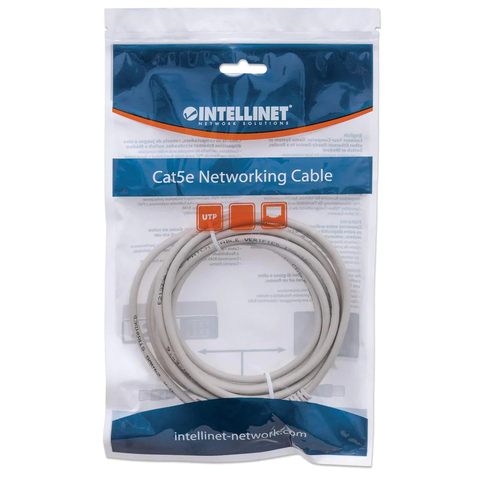 Intellinet IEC-C6-GY-75 networking cable Grey 22.5 m Cat6a U/UTP (UTP)