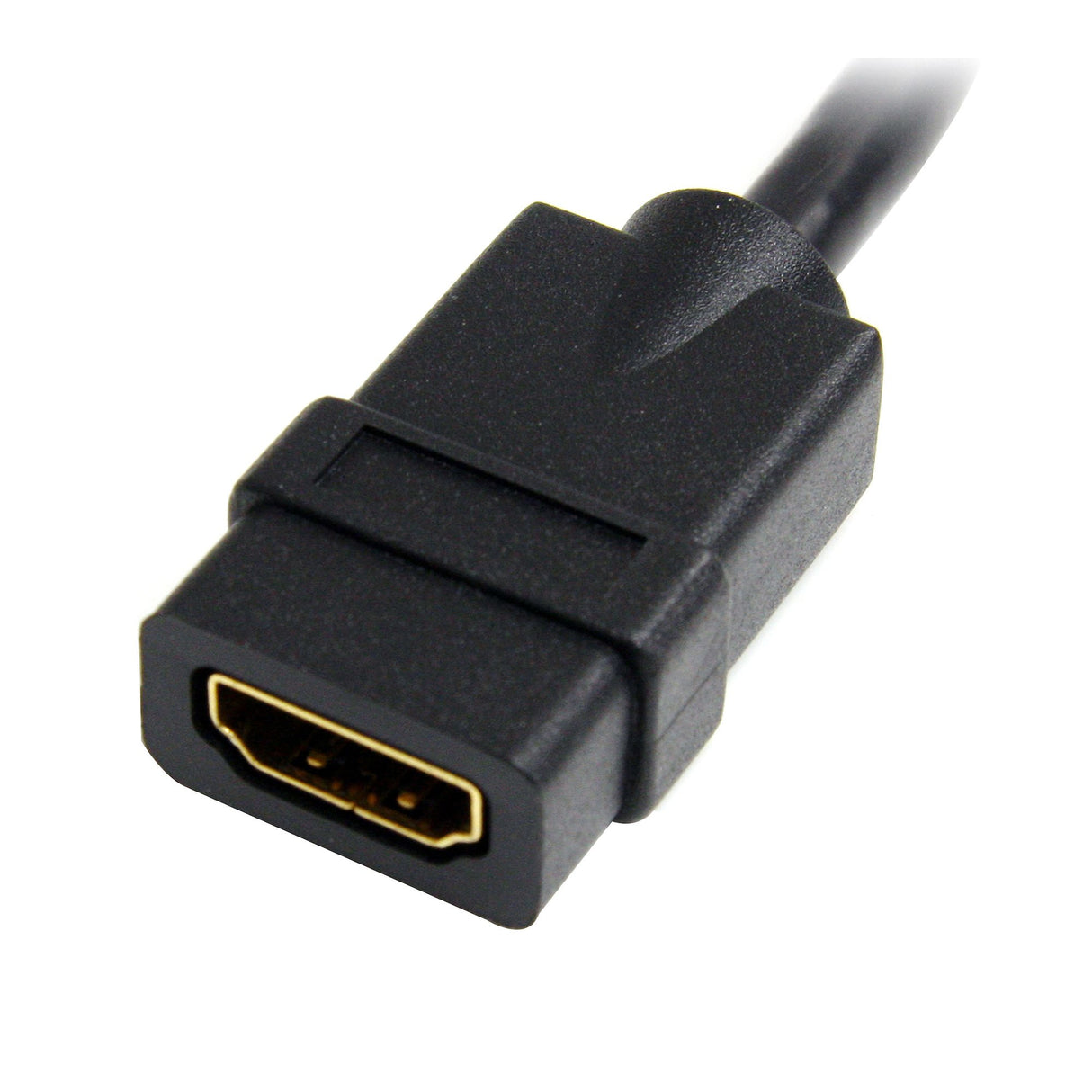StarTech.com 6in (15cm) HDMI Extension Cable - Short HDMI Cable Male to Female - 4K HDMI Cable Extender - 4K 30Hz UHD HDMI Port Saver M/F - High Speed HDMI 1.4 - 30AWG - HDMI Dongle Extender