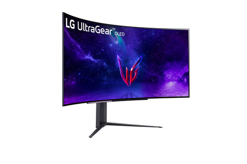 LG 45GR95QE-B computer monitor 113 cm (44.5") 3440 x 1440 pixels Wide Quad HD OLED Black